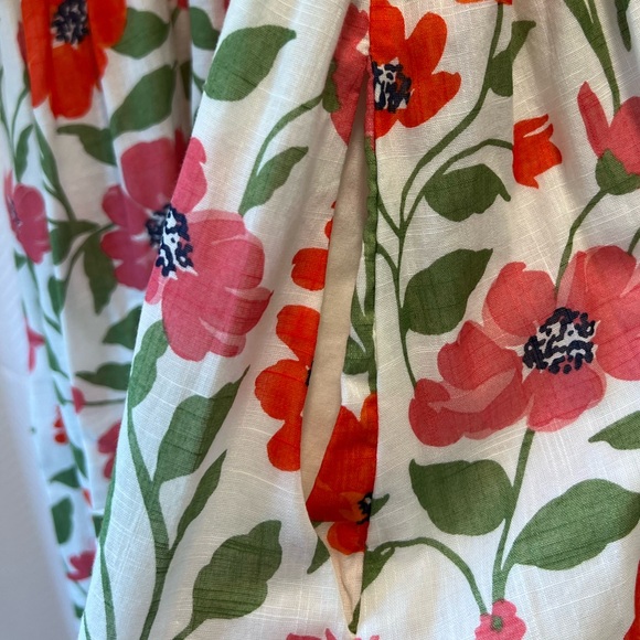 Kate Spade Midi Smocked Dress Small - Picture 6 of 7